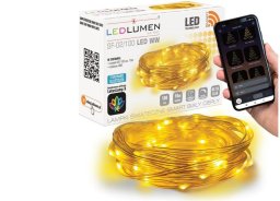 Dekoracja świąteczna LEDlumen SF-02/100 LED WW 10m USB SMART