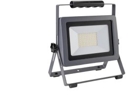 Naświetlacz FLARE 70W LED 5950lm 6500K, IP65, przewód gumowy 1,5m srebrna / 47010