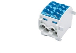 Simet Blok rozdzielczy-odgałęźny Al/Cu SCB 25-2 (80120) SIMBLOCK jednobiegunowy 2x25mm2 niebieski 81505003