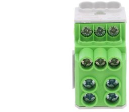 Simet Blok rozdzielczy - dystrybucyjny Al/Cu SDB 100 (80010) SIMBLOCK zielony 81601005