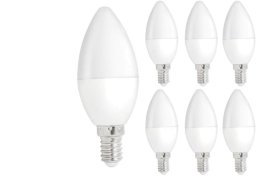 Żarówka LED E14 230V 6W świecowa 500lm DIMMABLE neutralna biała komplet 6szt