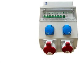Rozdzielnica elektryczna CEE 32A 16A 230V z bezpiecznikami FI / 96V-3