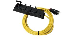 EXTREME Przedłużacz 3x1,5 PUR H07BQ-F 25m 4-fach 1316725