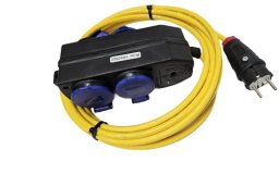 EXTREME Przedłużacz 3x1,5 PUR H07BQ-F 30m 4-fach 1323730