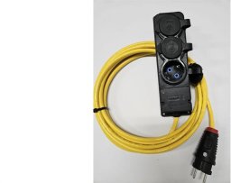 EXTREME Przedłużacz 3x1,5 PUR H07BQ-F 5m 3-fach 1316605
