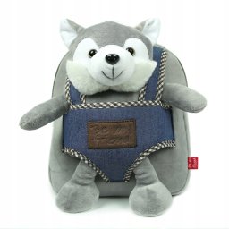 Pliušinis žaislas Husky Harry reversible kuprinė - 26cm