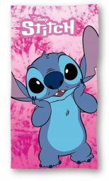 Disney Stitch Rožinė microfibre beach towel