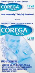  Corega  Tabs Tabletki czyszczące do protez zębowych 17 x 8 tabletek
