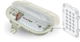 Kinkiet Pawbol Oprawa kanałowa OWAL LED Slim 5W 4000K 230V IP44 D.3165-BN-5W