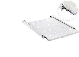 STALFLEX Półka wysuwana do szafy RACK 19 cali 1U 550mm szara