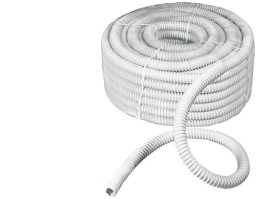 Rura spiralna wysokoelastyczna szara PVC fi16 ECGFE16 /30m/