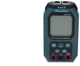 Tester kabli sieciowych RJ45, Multimetr + Szukacz par przewodów lokalizator Wire Tracker FORSCHER FS8116
