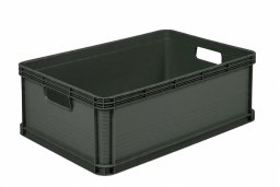 LA-KA-PE Transport box with load capacity up to 30kg Robert 60x40x22cm 45L graphite color 4052396010022