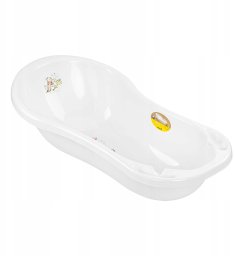 Static Control Children's bath 100cm with cork Maria "Winnie the Pooh" 100x51x29cm white 4052396071733