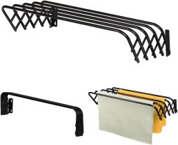 SAUBER Wall-mounted wall sconce 4m/80cm black 24801223