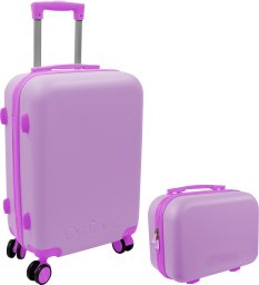 Cemodana set 2 pcs. 43L ( 36x23x56cm) + 15L (24x17x33cm) pink 8000303316329