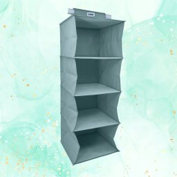 Hanging organizer with 4 shelves 30x30x80cm Mint 8000303317739
