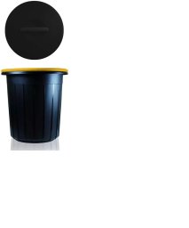 Waste bin Ecosolution 25L 37 5x37 5x39cm dark gray/yellow 8009115034186