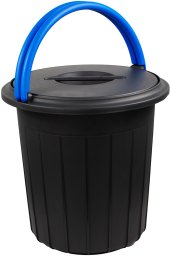 Waste bin Ecosolution 25L 37 5x37 5x39cm dark grey/blue 8009115042747