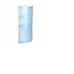 Corner bathroom cabinet blue 8411801222577