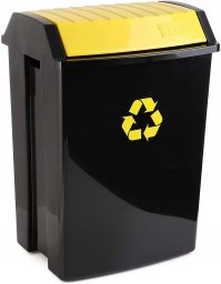 Waste bin 50L yellow 8411801218945