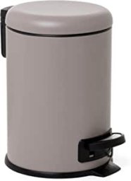 Pedal bucket 3L Nordic stainless steel/brown 8411801235331