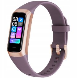 Smartband Damski RUBICON RNCF05 Rose Gold/Berry SMARUB214