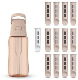 Butelka Filtrująca Dafi SOLID 0,5 Zbiornik Zakrętka Cappuccino 13 Filtrów