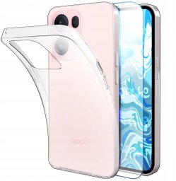 Hello Case Etui Do Oppo Reno13 (Przezroczyste, Silikonowe, Obudowa, Plecki) Szkło 9H