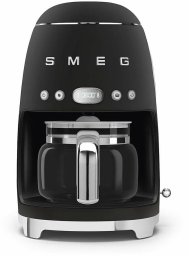 Ekspres do Kawy Przelewowy Smeg DCF02BLMEU 1050 W Czarny matowy