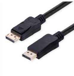 Value VALUE Kabel DisplayPort, v2.1, 16K@60Hz, 80Gbit/s, UHBR20, DP-DP, M/M, czarny, 3 m