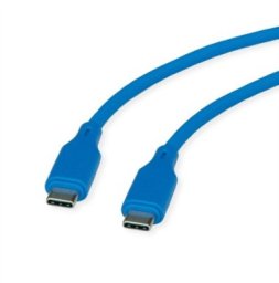 Kabel USB Roline USB-C - USB-C 1 m Niebieski (11.02.9123)