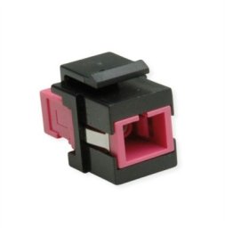 Światłowodowe gniazdo Keystone ROLINE, SC Simplex, wielomodowe, OM4