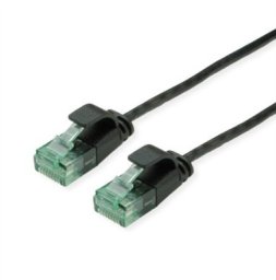 ROLINE RM UTP Data Center Patch Cord Cat.6A (Class EA), wąski, czarny, 0,5 m