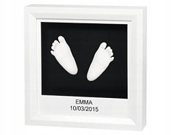 Baby art komplekts Window Sculpture mazuļa pēdiņas vai rociņas nospieduma izveidošanai  balts&amp;melns 34120078