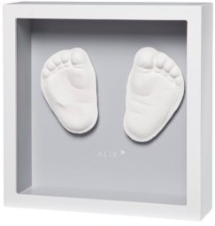Baby Art my little steps hello color grey  komplekts mazuļa pēdiņas vai rociņas nospieduma izveidošanai 3601097600