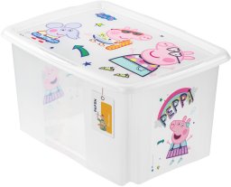 Kaste ar vaku 45L Karolina "Peppa Pig" 55 5x40x30cm caurspidiga 4052396081695