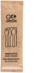 Koka galda piederumu komplekts Go Green/ 0 01kg 4743115010491