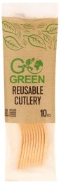Atkartoti lietojamas karotes Go Green 10 gab./ 0 07kg 4743115011078
