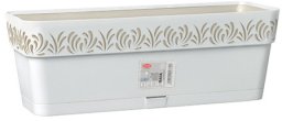 Lumarko Puku pojemnik z podstawką Gaia 50x18x17cm biała 8003507888005