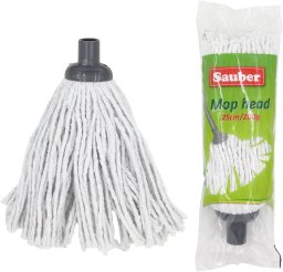SAUBER Apmainama mop galva 200g / 25cm 24801071