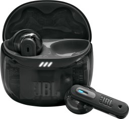 Słuchawki JBL Tune Flex 2 Ghost Edition czarne (JBLTFLEX2GBLK)