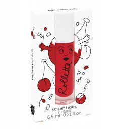 Nailmatic Kids Dabīgs un mitrinošs bērnu lūpu spīdums ar vitamīniem un augļu garšu Cherry 6 5 ml ROLLCERISE