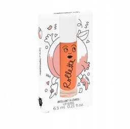 Nailmatic Kids Dabīgs un mitrinošs bērnu lūpu spīdums ar vitamīniem un augļu garšu Peach 6 5 ml ROLLPECHE