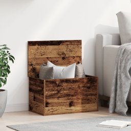 Skrzynia do przechowywania vidaXL Stary Dąb 60x35x35 cm z drewna inżynieryjnego