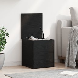 vidaXL Skrzynia do przechowywania Czarny Dąb 40x42x46 cm z drewna kompozytowego