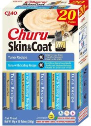 Inaba Foods INABA CAT CHURU SKIN & COAT TUNA przysmak dla kota 20x14g (280g)
