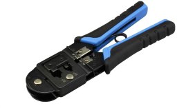 Zaciskarka praska wtyków RJ45 RJ12 RJ11 boczna NEKU