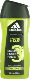  Adidas Pure Game Żel pod prysznic i szampon do włosów 2w1 250ml