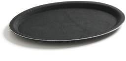 Taca kelnerska, okrągła o średnicy 405 mm, antypoślizgowa , czarna | TECHNICA, Silver Line